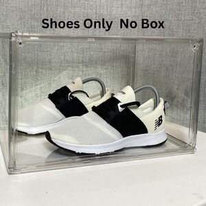 New Balance DynaSoft Nergize v3 7.5W White Black Slip-On | Clean | Fast Ship